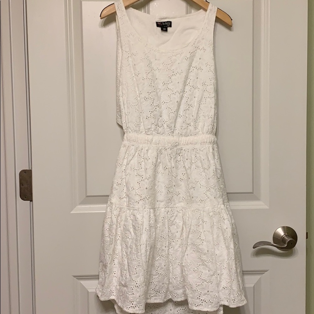 White Eyelet Summer Dress